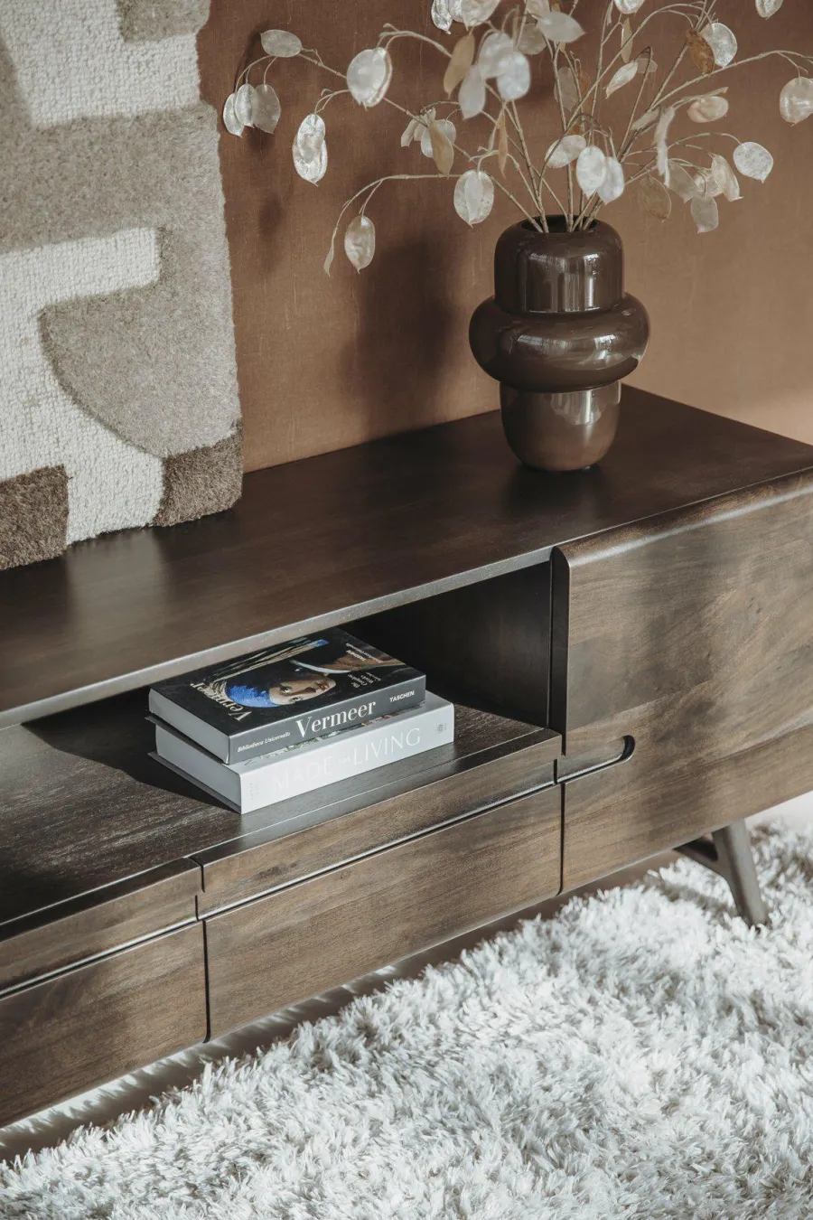 Tower Living Aura TV-meubel espresso 210 cm Outlet