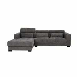 Tower Living Bank Brighton - 3 zits + Chaise Longue Links - Licht grijs 19 Clearance