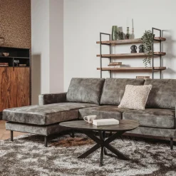 Tower Living Bank Cambridge 2.5 zits + Chaise longue Adore Grijs olijf Clearance