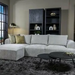 Tower Living Bank Canterbury 2 5-AR + Chaise L - Mona 110 Sand