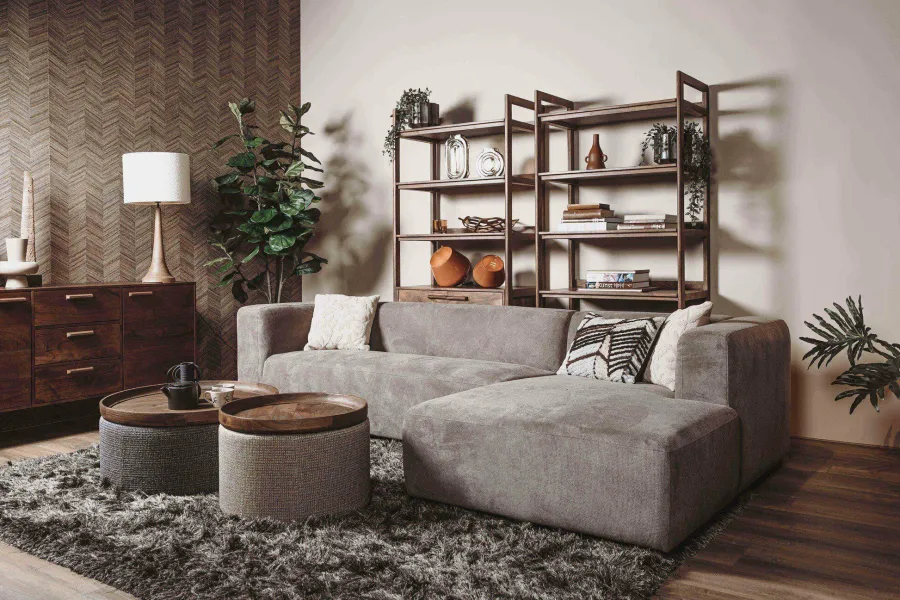 Tower Living Bank Glasgow 2,5 zits met chaise longue Discount
