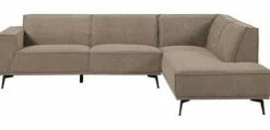 Tower Living Bank Leeds - 2,5 zits + ottomane Rechts - City 453 Mosgroen / grijs Discount