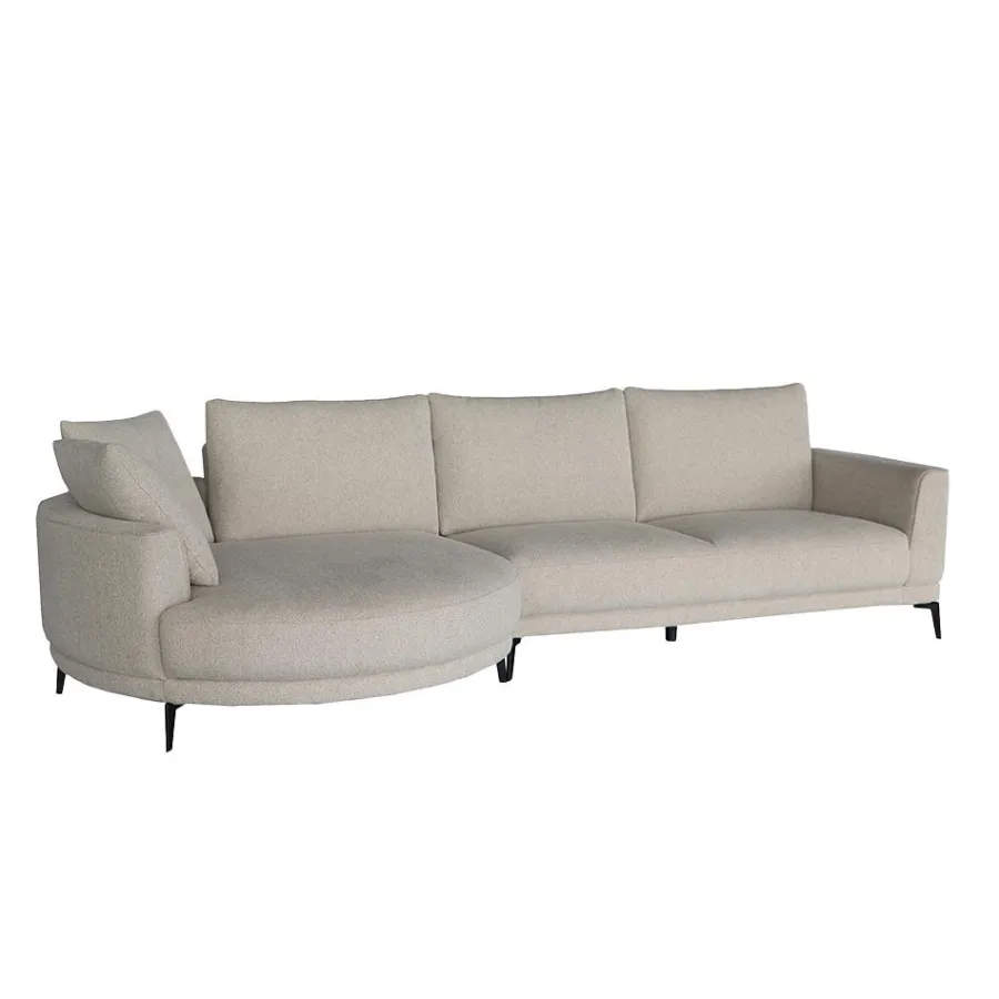 Tower Living Bank Prescot 2 5-AR + Chaise L - Sahara 120 beige Online