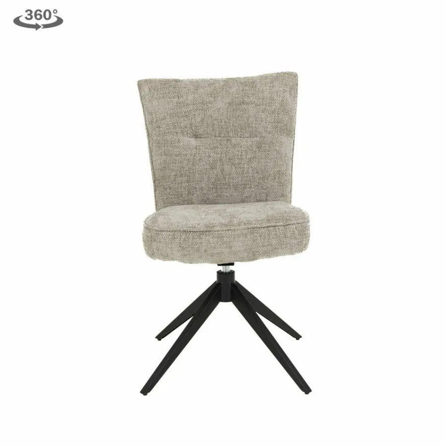 Tower Living Bardi Stoel - fabric Haga 30 beige (draaibaar) Discount