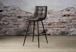 Tower Living Barstoel Navarra - Antraciet of Cognac Best