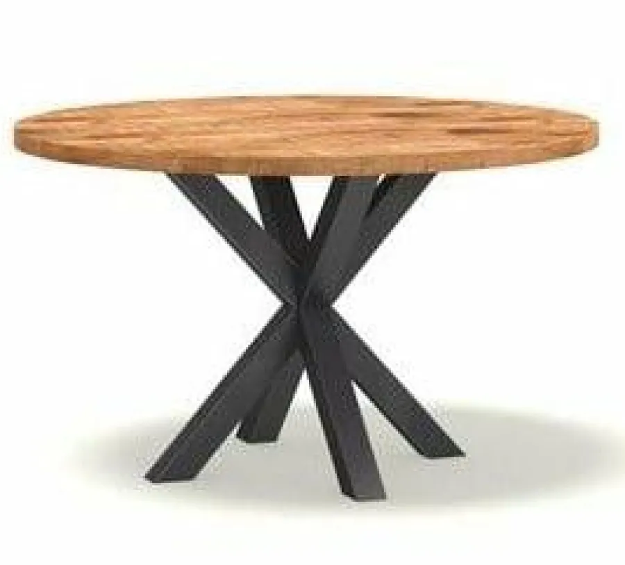 Tower Living Basto eettafel 130 cm Mango Rough mat