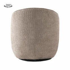 Tower Living Belvi Fauteuil - fabric AJ3019-13 Old pink (draaibaar)