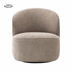 Tower Living Belvi Fauteuil - fabric AJ3019-13 Old pink (draaibaar)