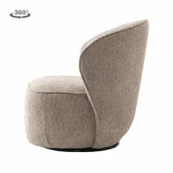 Tower Living Belvi Fauteuil - fabric AJ3019-13 Old pink (draaibaar)