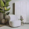 Tower Living Belvi Fauteuil - fabric AJ3019-08 Cream (draaibaar) New