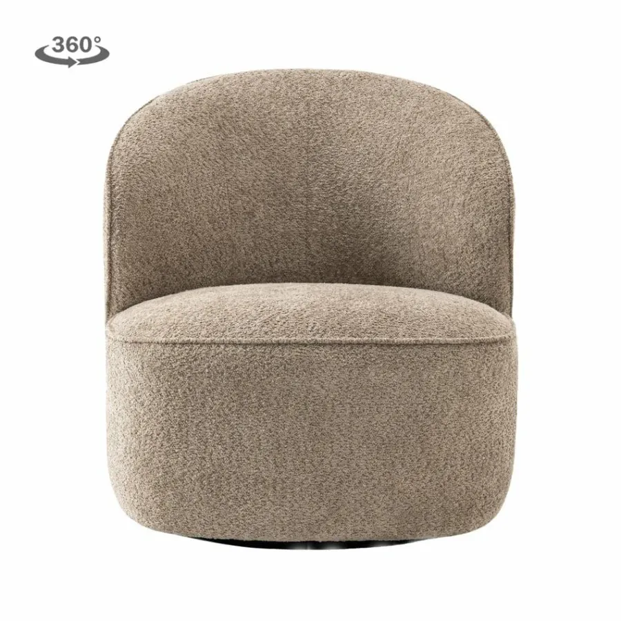 Tower Living Belvi Fauteuil - fabric AJ3019-11 Beige (draaibaar) Discount