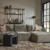 Tower Living Canterbury 2 5-AL + Chaise R - Mona 120 Taupe Hot
