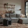 Tower Living Canterbury 2 5-AL + Chaise R - Mona 464 Cement Grey