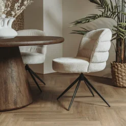 Tower Living Carro Stoel - Harmony 02 almond white