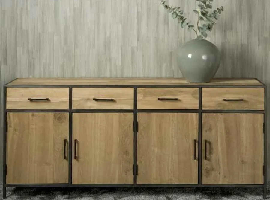 Tower Living Dressoir Luna 200 cm / 4 deurs -4 lade Hot