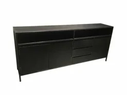 Tower Living Dressoir Paterno mango zwart 200 cm Sale