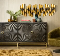 Tower Living Dressoir Serina Zwart 200 cm Best