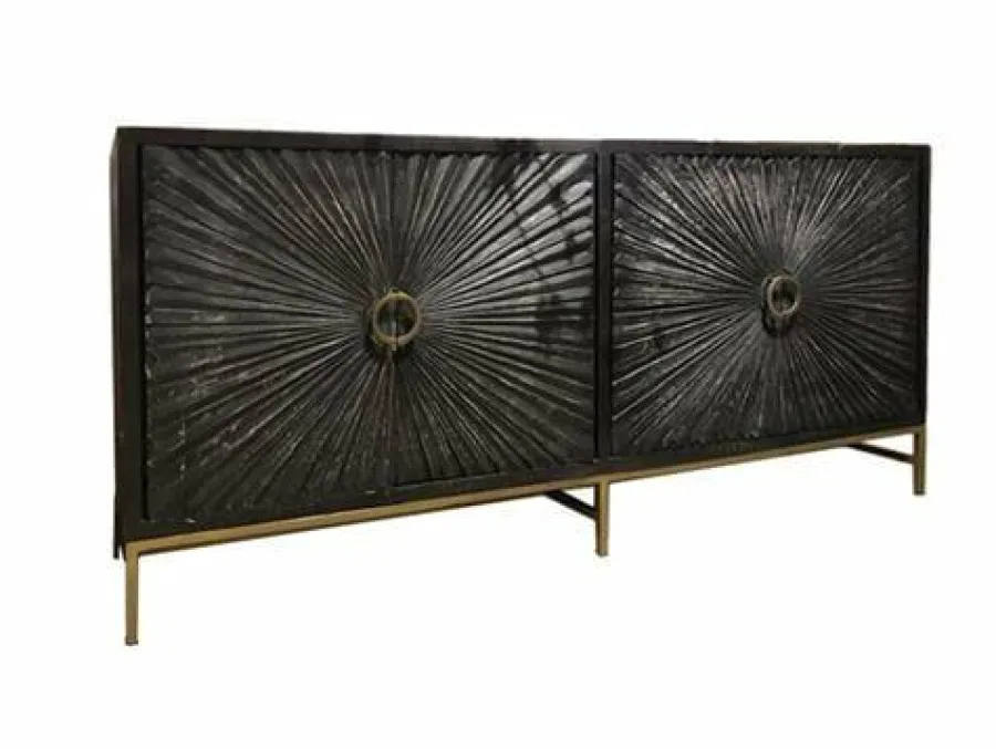 Tower Living Dressoir Serina Zwart 200 cm Best