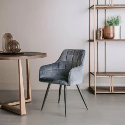 Tower Living Eetkamerstoel Silva - Grijs, geel of groen Clearance