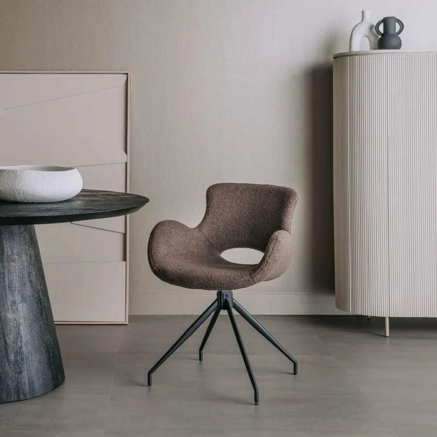 Tower Living Eetkamerstoel Campo Teddy - Diverse kleuren