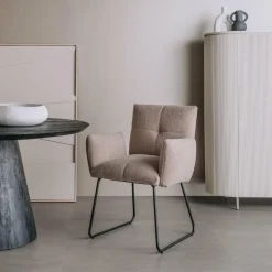 Tower Living Eetkamerstoel Dante Teddy - Diverse kleuren Clearance