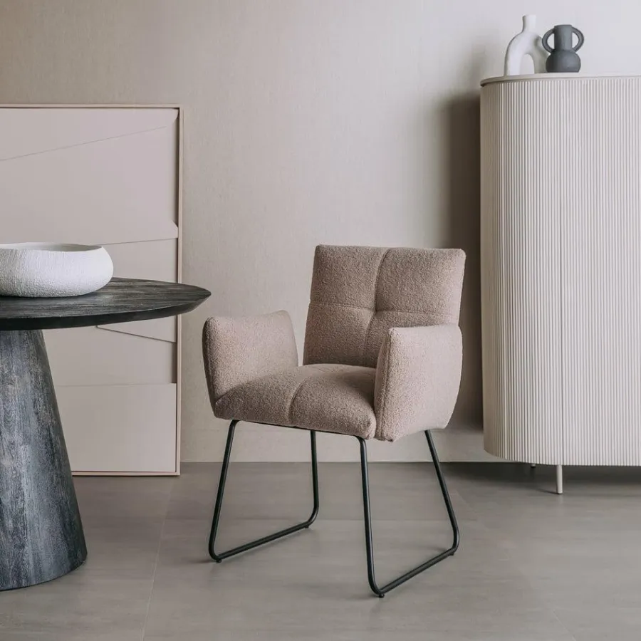 Tower Living Eetkamerstoel Dante Teddy - Diverse kleuren Clearance