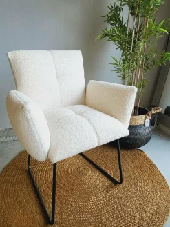 Tower Living Eetkamerstoel Dante Teddy - Diverse kleuren Clearance