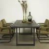Tower Living Eettafel Ultimo Live edge blank of zwart - diverse afmetingen