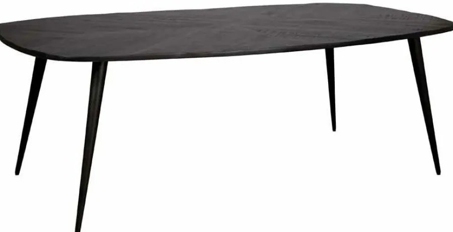 Tower Living Eettafel Giovanni zwart - Diverse afmetingen New