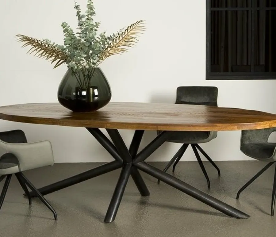 Tower Living Eettafel Selva mango ovaal - 200, 220 of 240 cm Discount