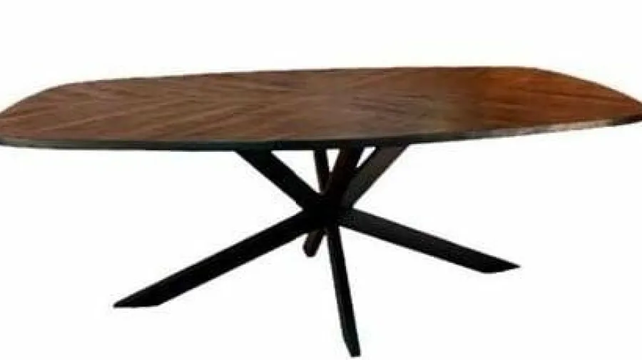 Tower Living Eettafel Silvi 180x100 – zwart Best