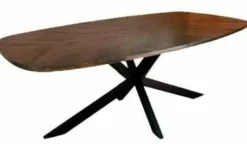 Tower Living Eettafel Silvi 200x110 – olijfbruin Sale