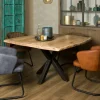 Tower Living Eettafel Soria Acacia vierkant matrixpoot - 130 of 150 cm