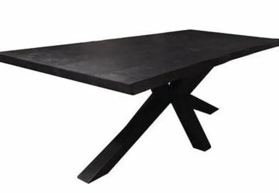 Tower Living Eettafel Sovana Live edge blank of zwart - diverse afmetingen Hot