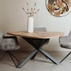 Tower Living Eettafel Trivero 150x150 Mango Naturel Outlet