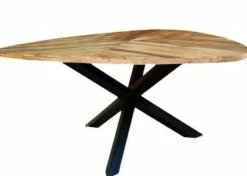 Tower Living Eettafel Trivero 150x150 Mango Naturel Outlet