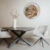 Tower Living Eettafel Trivero 150x150 Mango Olijfbruin
