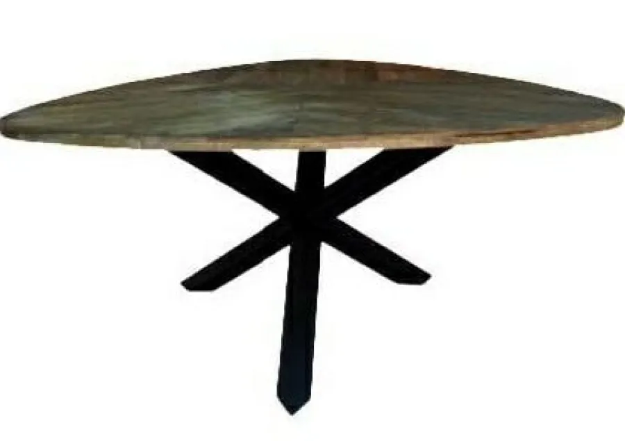 Tower Living Eettafel Trivero 150x150 Mango Olijfbruin