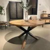 Tower Living Eettafel Viola mango rond - 130 – naturel New