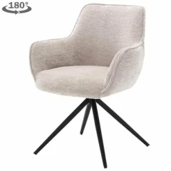 Tower Living Eettafelstoel Fondo draaistoel Mona 110 zand Best