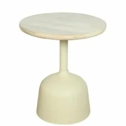 Tower Living Elba Bijzettafel gebroken wit rond 40 sm Hot