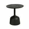 Tower Living Elba Bijzettafel zwart rond 40 cm