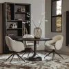 Tower Living Elba Eetkamertafel zwart rond 120 cm Clearance