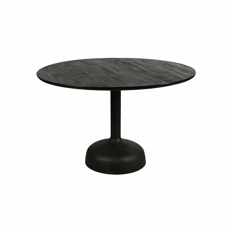 Tower Living Elba Eetkamertafel zwart rond 120 cm Clearance