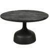 Tower Living Elba Salontafel zwart rond 70 cm