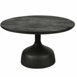 Tower Living Elba Salontafel zwart rond 70 cm