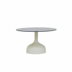 Tower Living Elba Salontafel glas gebroken wit rond 70 cm Online