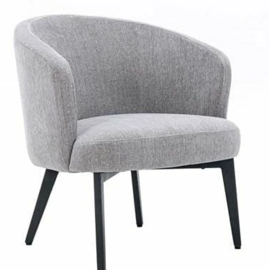 Tower Living Fauteuil Albi - stof Nature 452 blauwgrijs Online