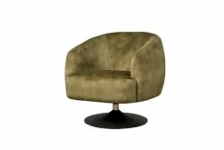 Tower Living Fauteuil Barga - groen velvet showroommodel Sale
