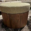 Tower Living Hocker Ossana - stof Yoko 6 met opbergruimte – Ø 60 Best